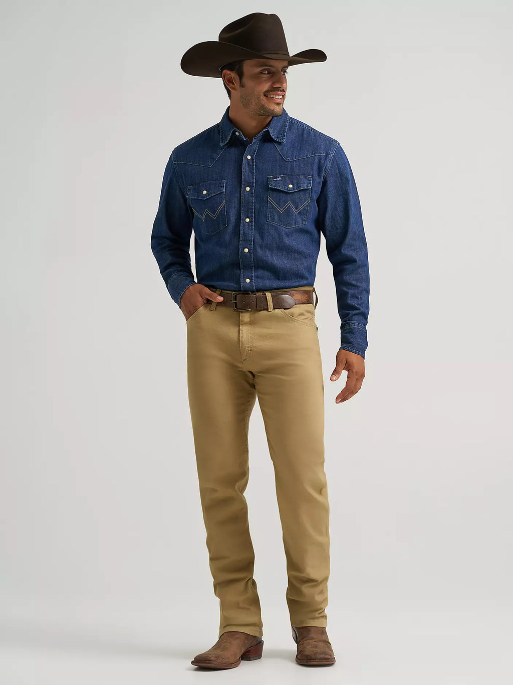 Premium Performance Tough Comfort Cowboy Cut® Regular Fit Canvas Jean in Kelp
