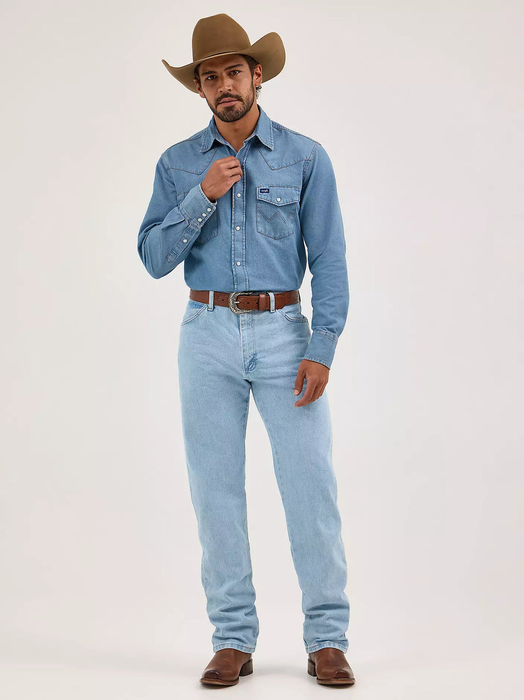 Wrangler® Cowboy Cut® Original Fit Jean in Bleach