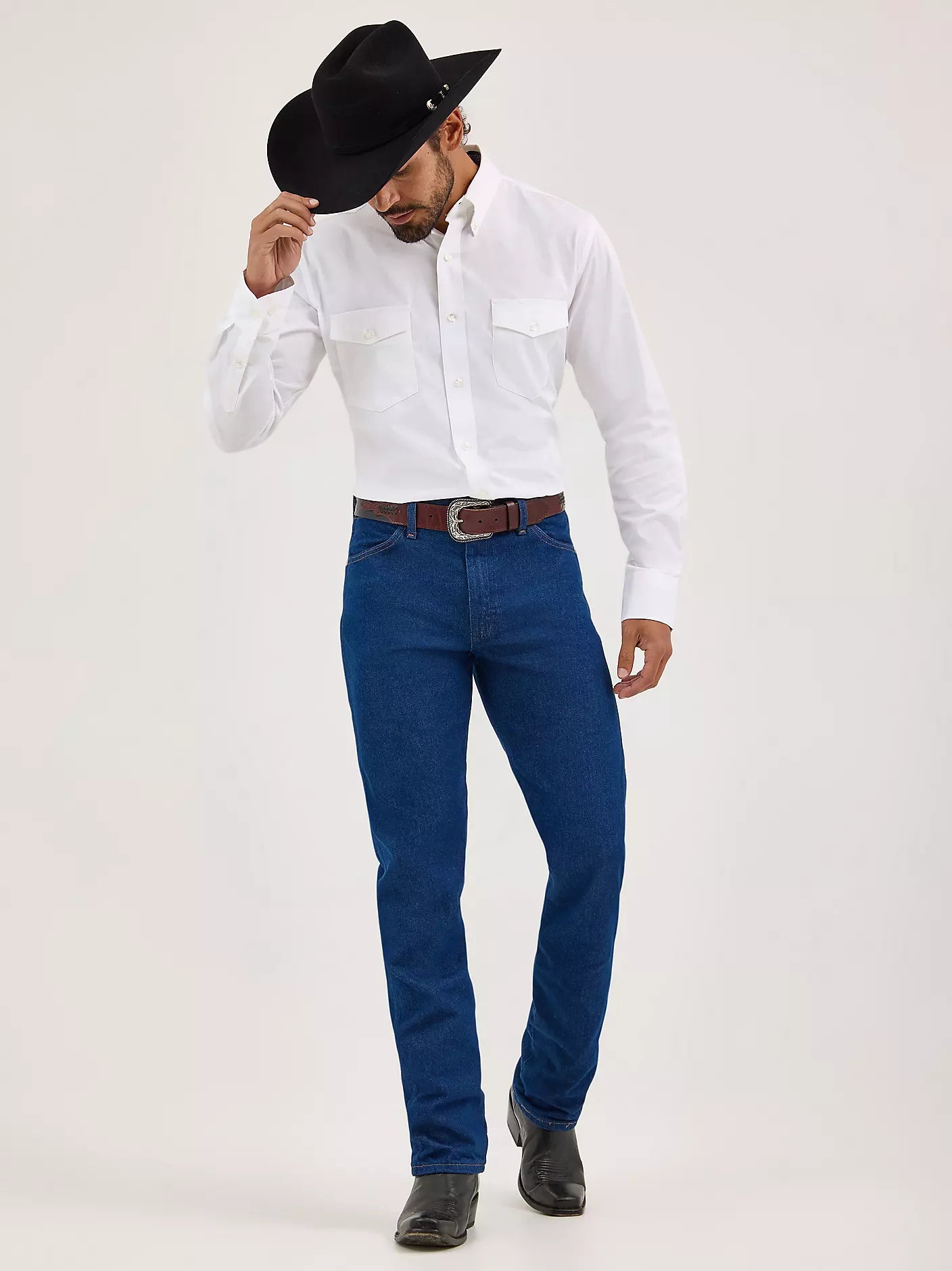 Wrangler® Cowboy Cut® Original Fit Jean in Prewashed Indigo