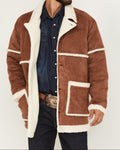 Wrangler Sherpa Lined Button-Down Jacket