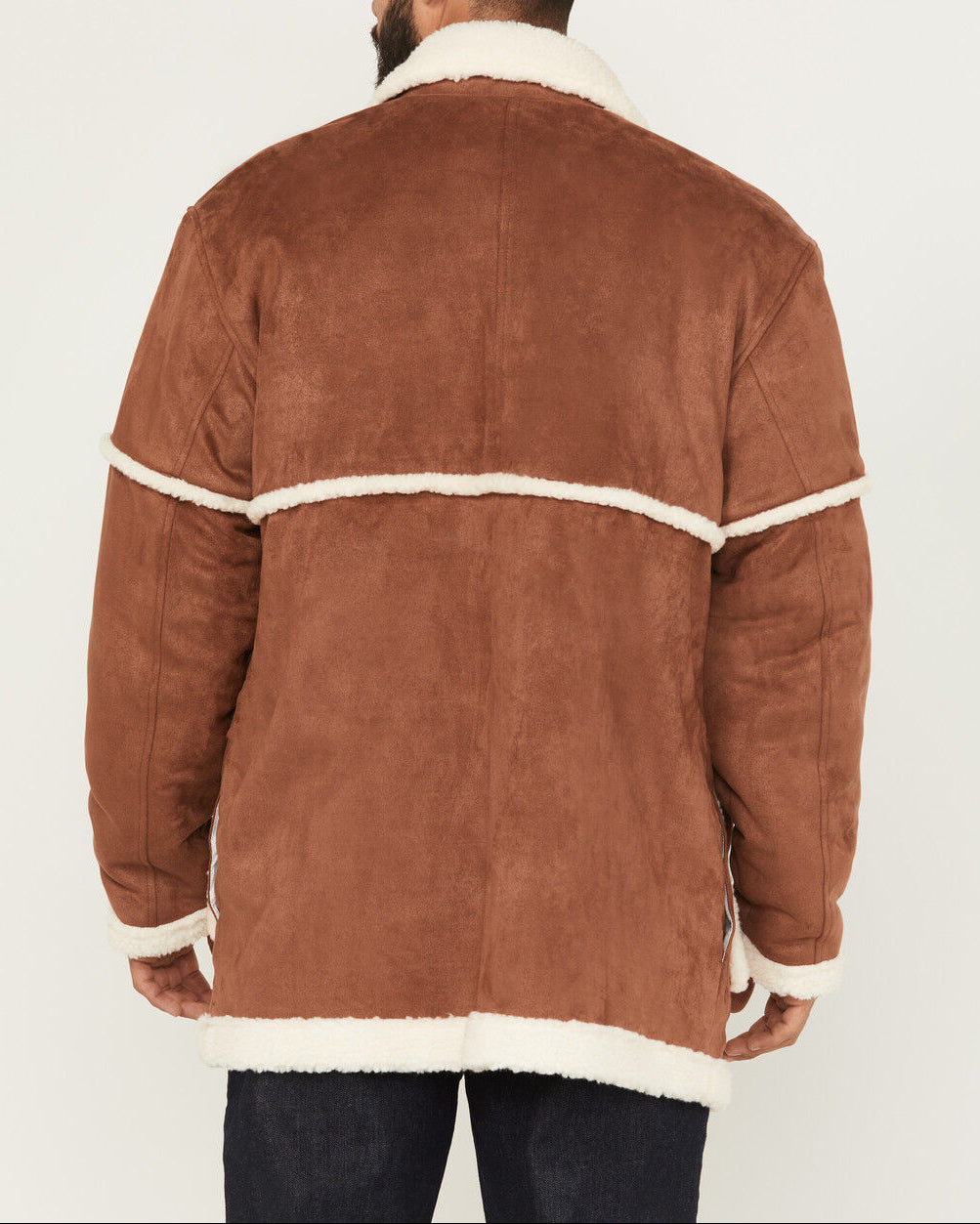 Wrangler Sherpa Lined Button-Down Jacket