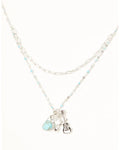 Lainey Wilson Women's Guitar Charm Layered Necklace