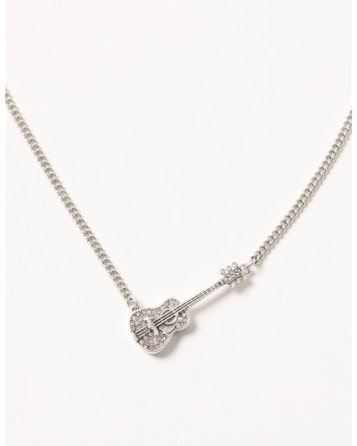 Lainey Wilson Women's Pavé Guitar Pendant Necklace