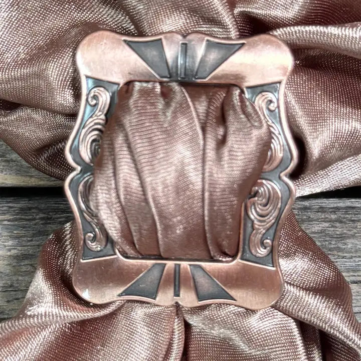 Rose Gold Buckle Wild Rag Slide