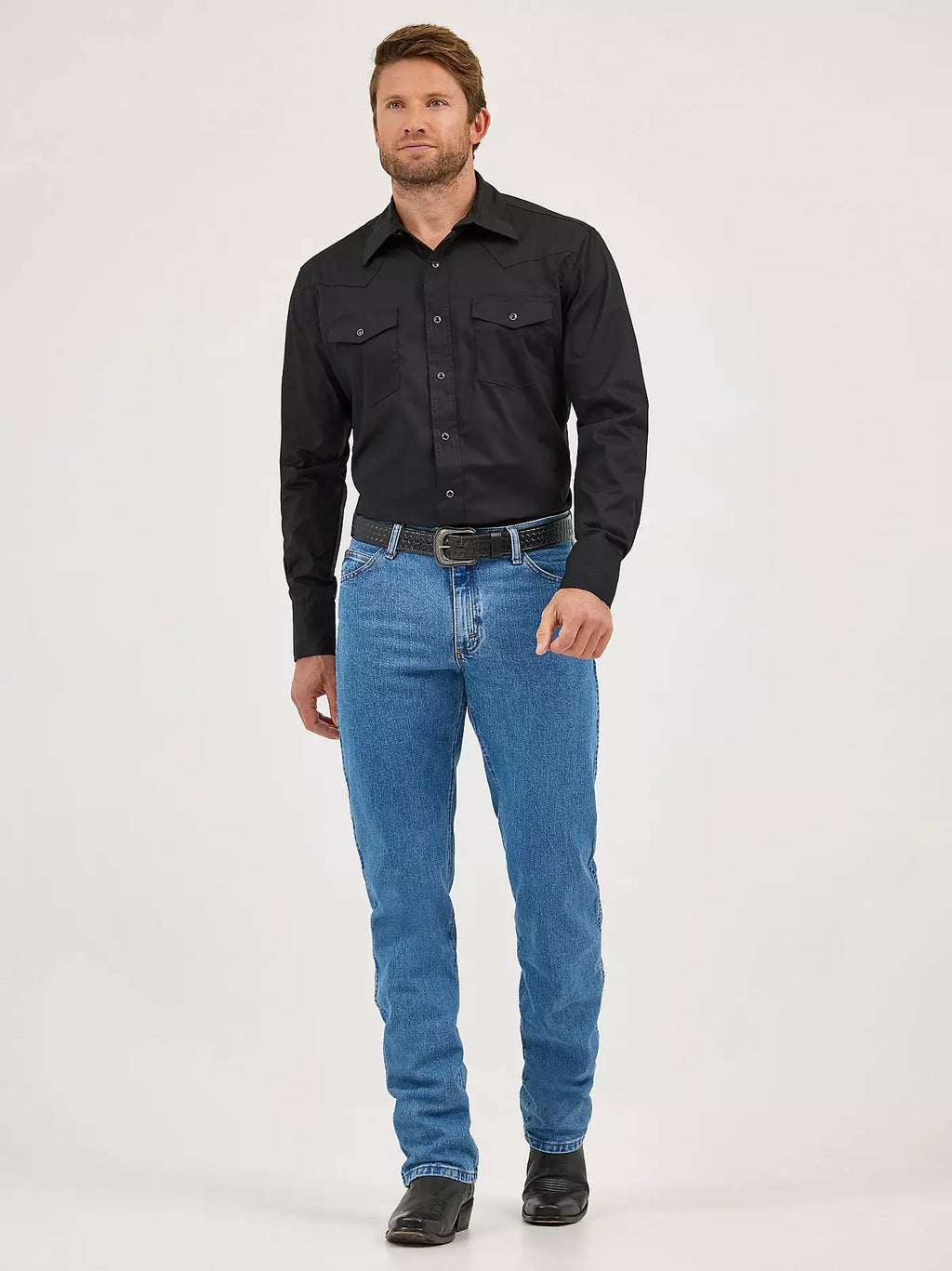 Premium Performance Cowboy Cut® Regular Fit Jean in Stonewash