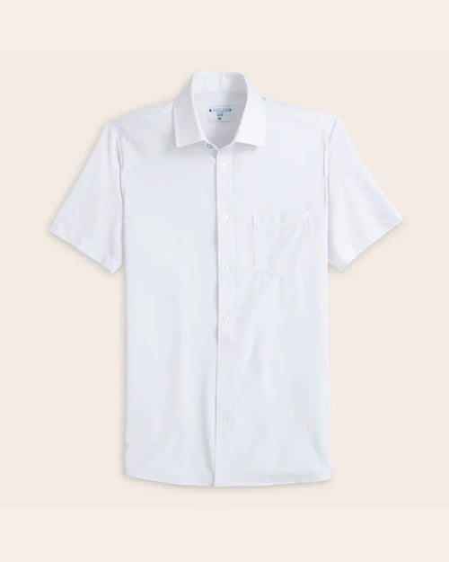 Cotton Range Shirt - White Short Sleeve