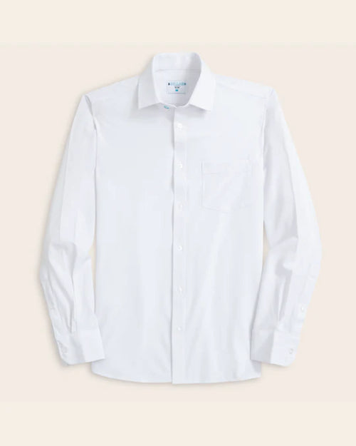 Cotton Range Shirt - White Long Sleeve