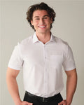 Cotton Range Shirt - White Short Sleeve