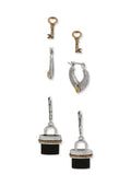 Lainey Wilson Black Key Lock Trio Earring Set
