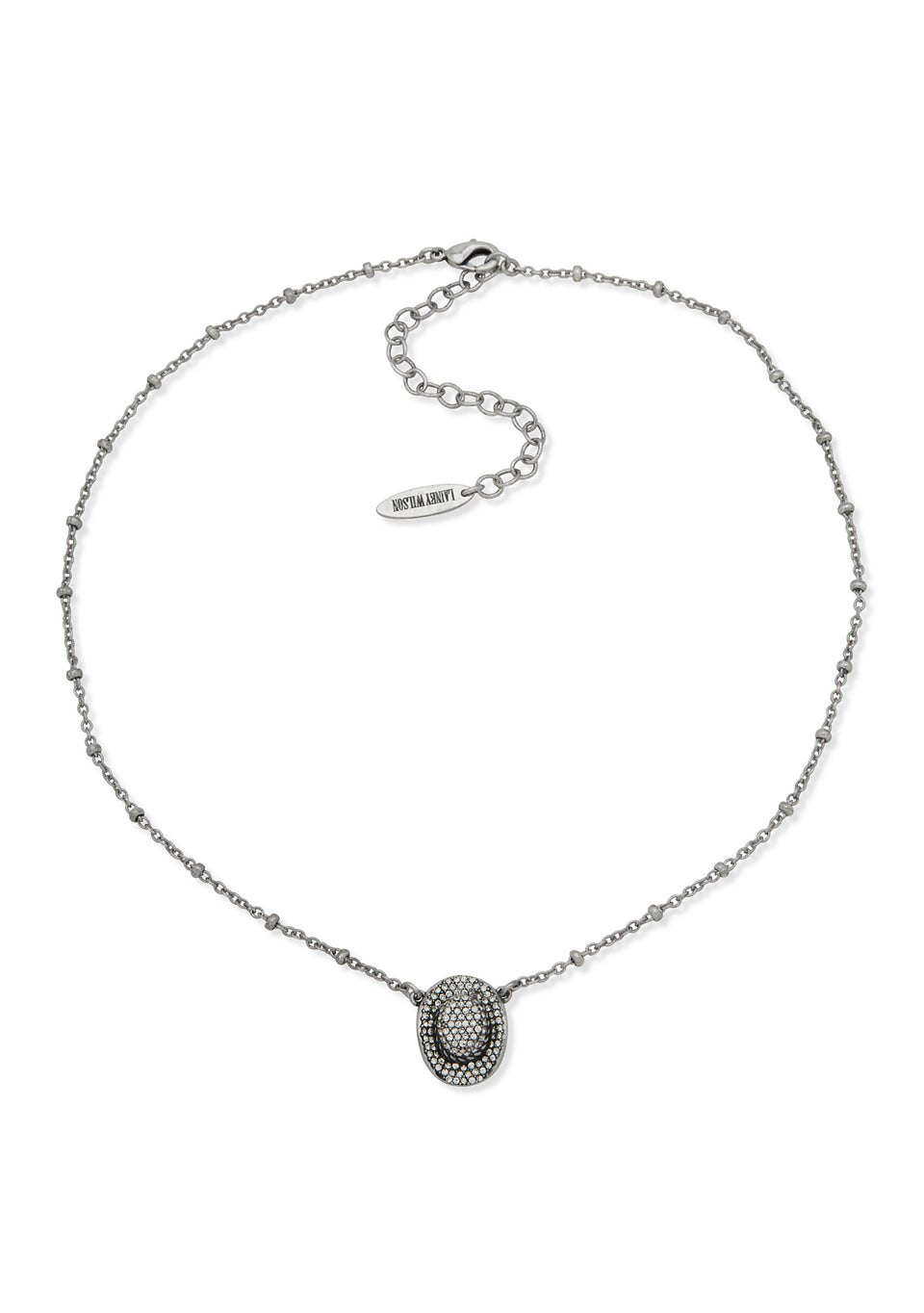 Lainey Wilson Pavé Hat Pendant Necklace