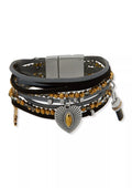 Lainey Wilson Black Country Heart Wrap Bracelet
