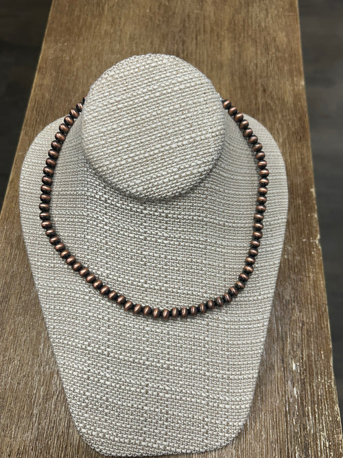 Bronze Western Pearl Necklace
