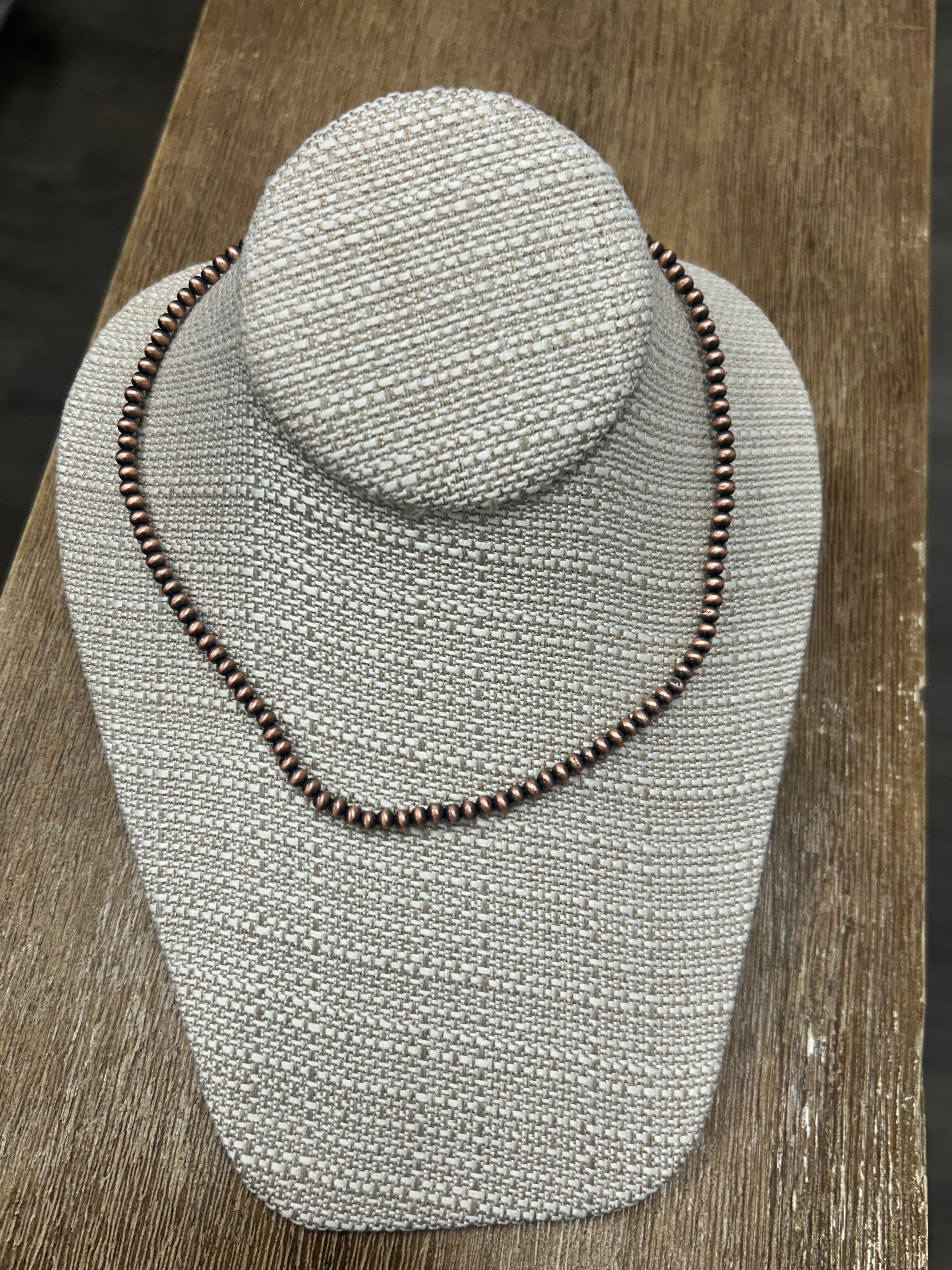 Bronze Western Pearl Necklace
