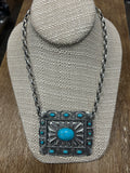 Turquoise Buckle Necklace