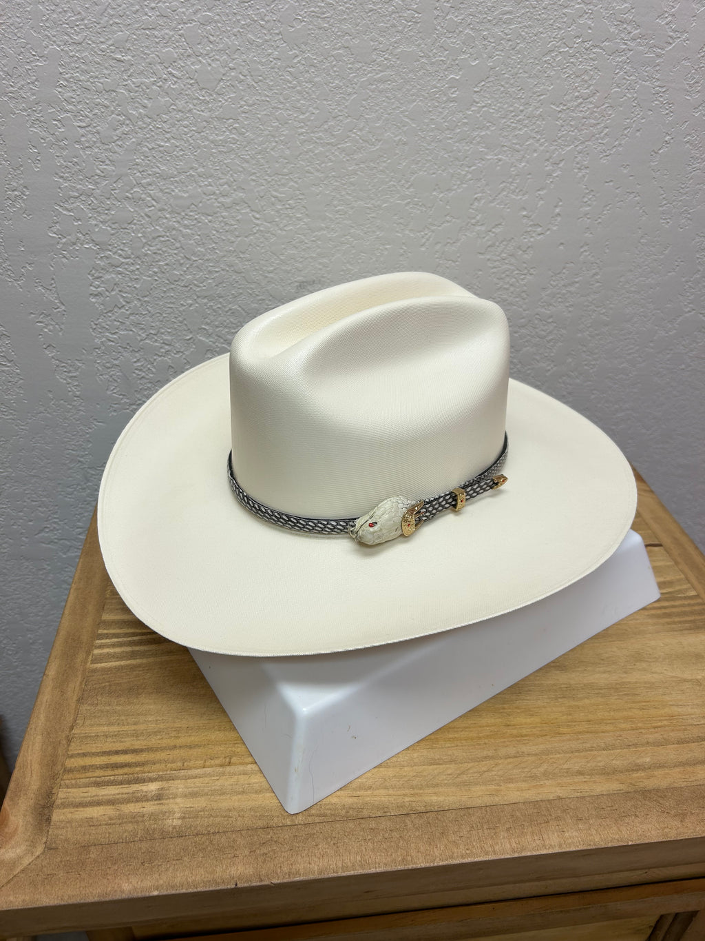 Mexican Snake Straw Cowboy Hat