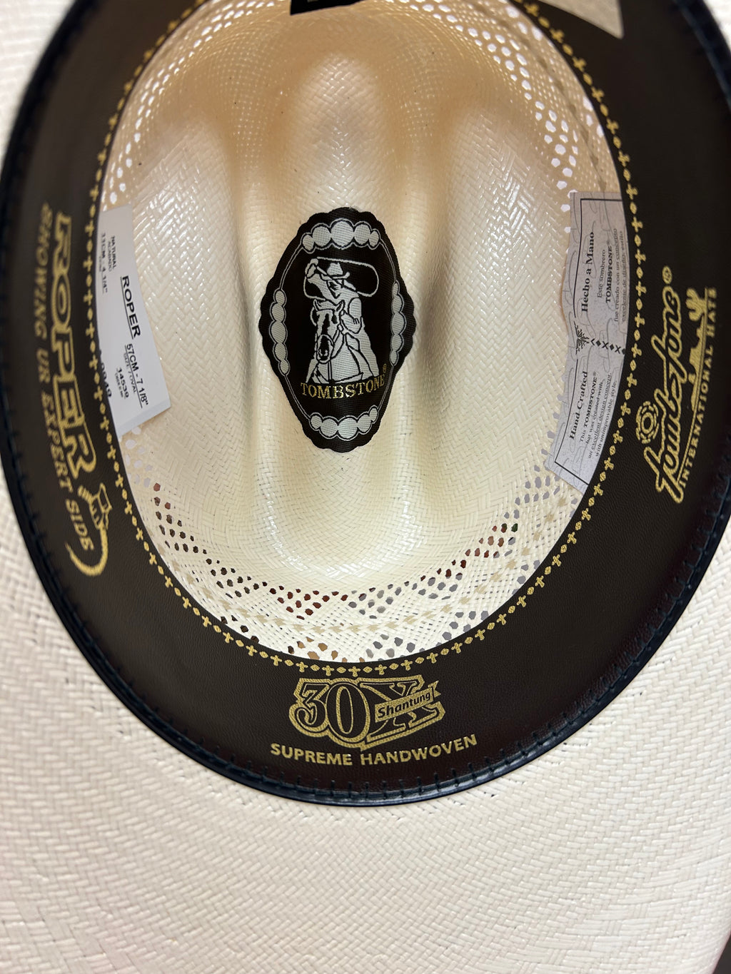 Mexican Tombstone 30x Straw Cowboy Hat