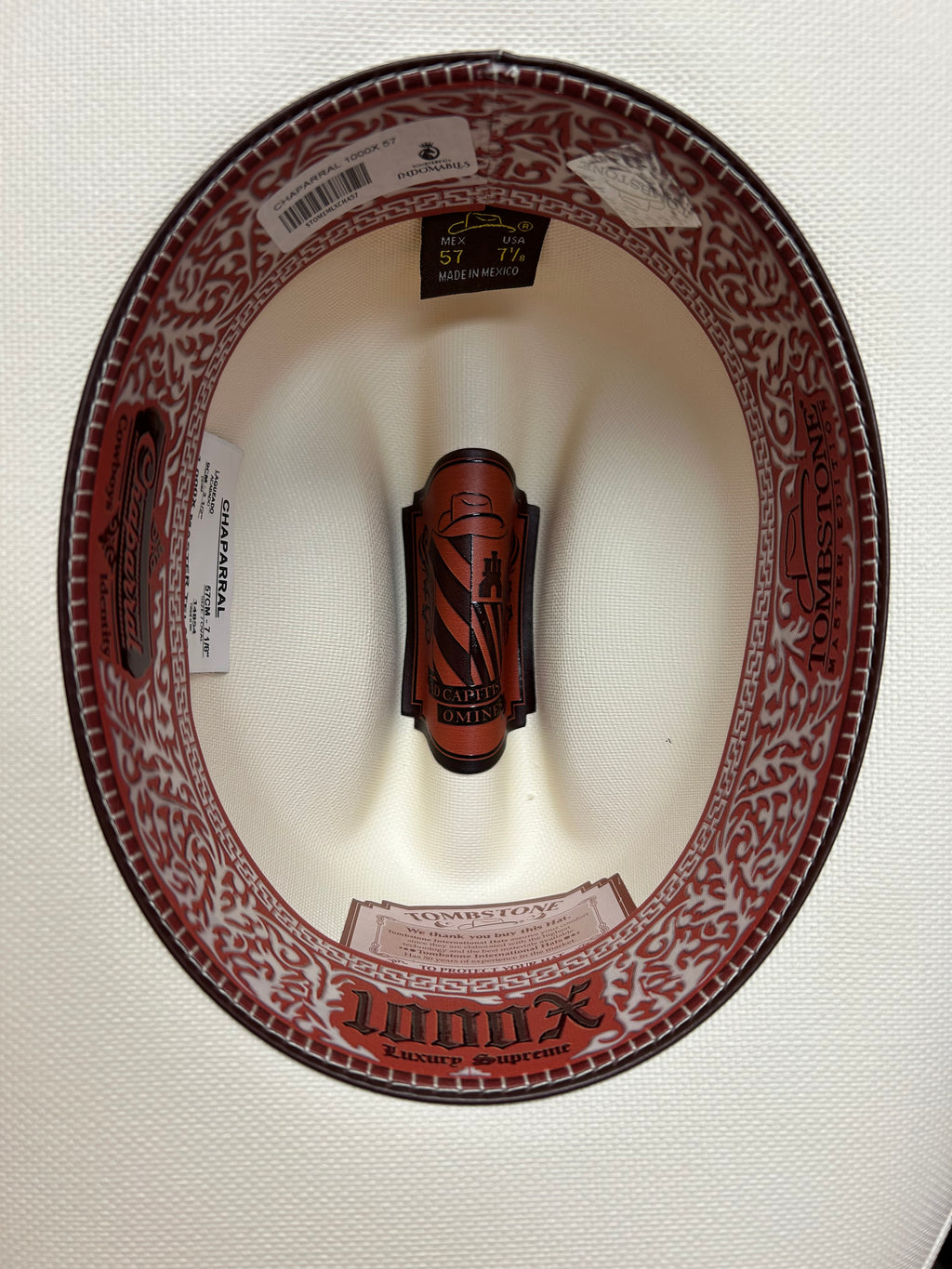 Mexican Tombstone 1000x Straw Cowboy Hat