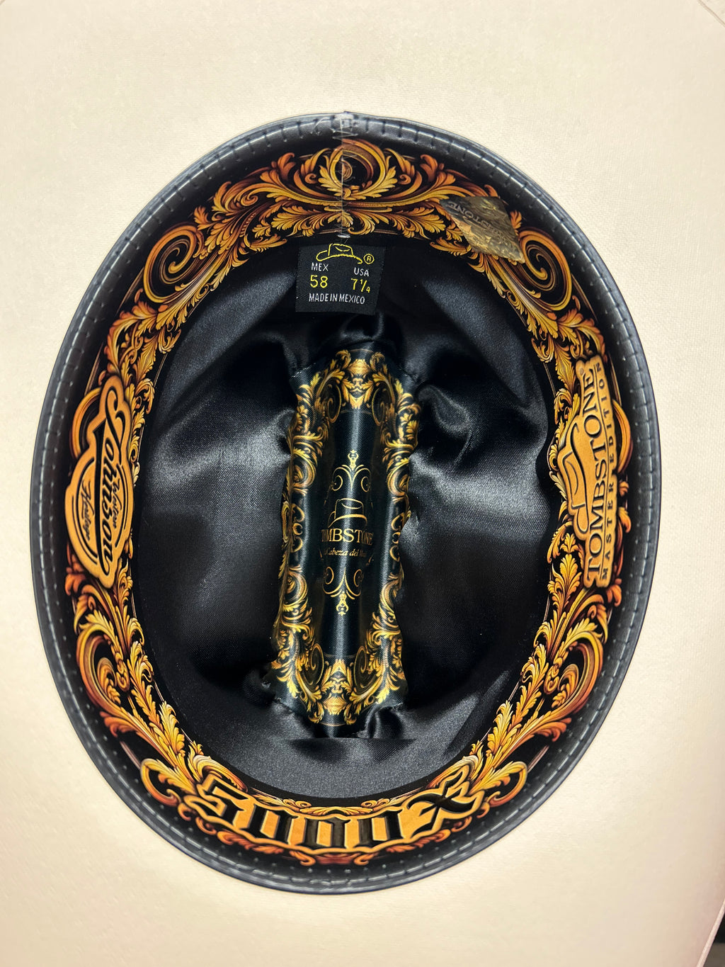 Mexican Tombstone 5000x Straw Cowboy Hat
