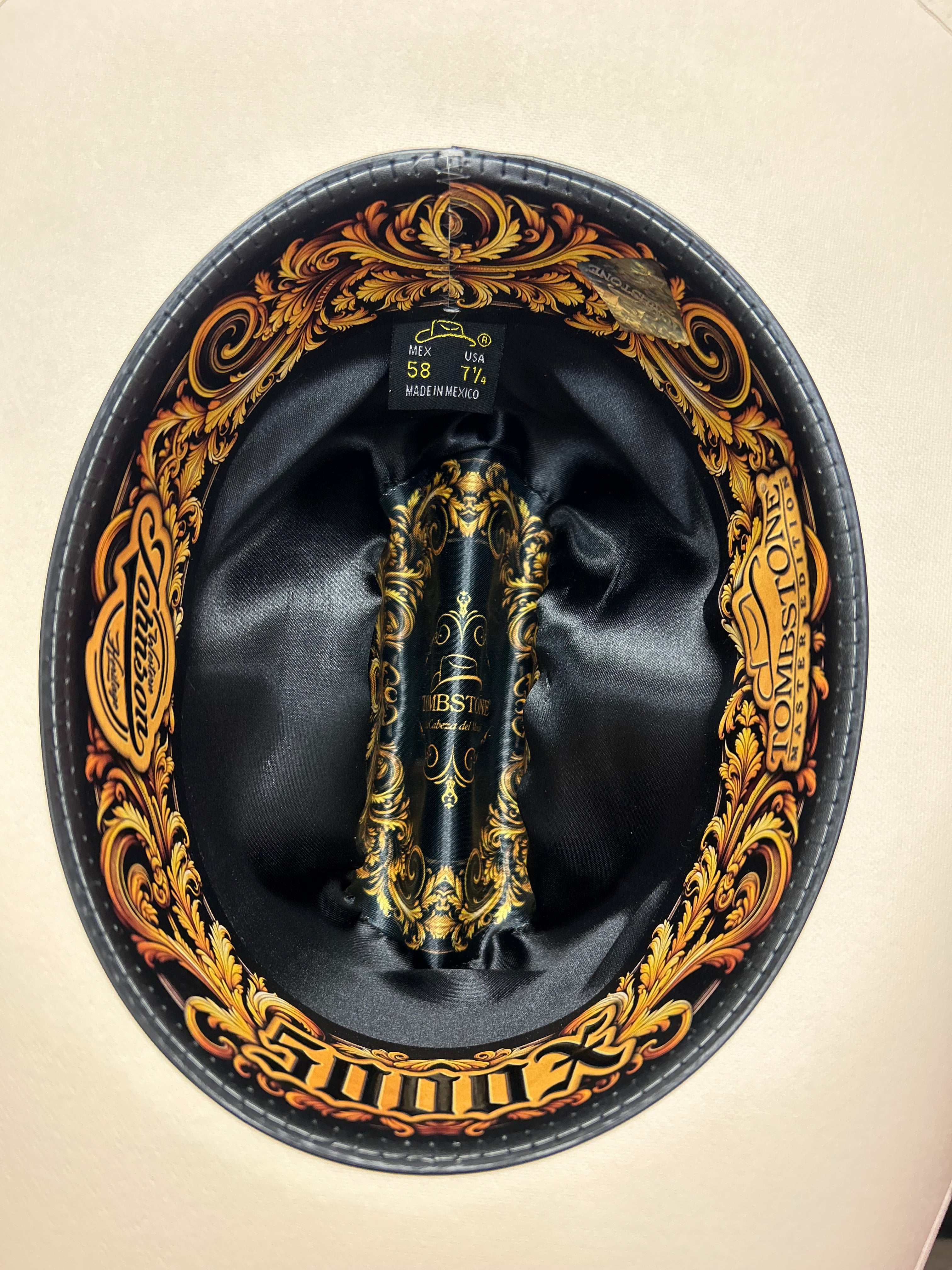 Mexican Tombstone 5000x Straw Cowboy Hat