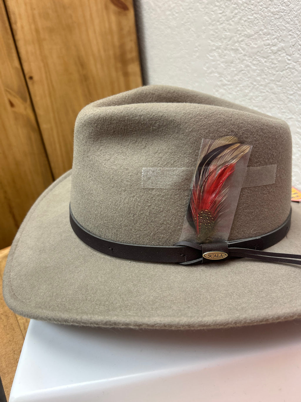 Scala Outback 'Putty' Felt Hat