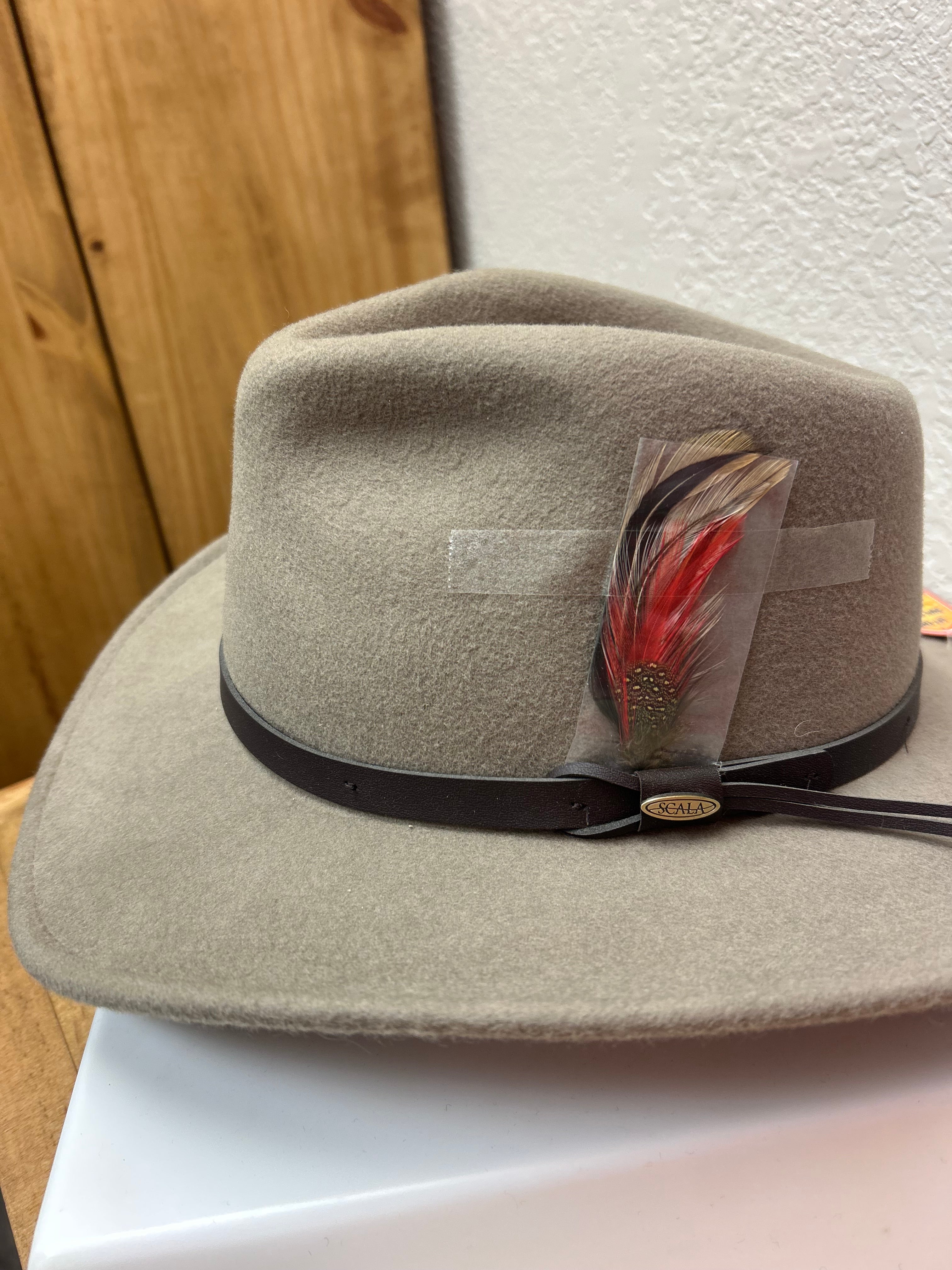 Scala Outback 'Putty' Felt Hat