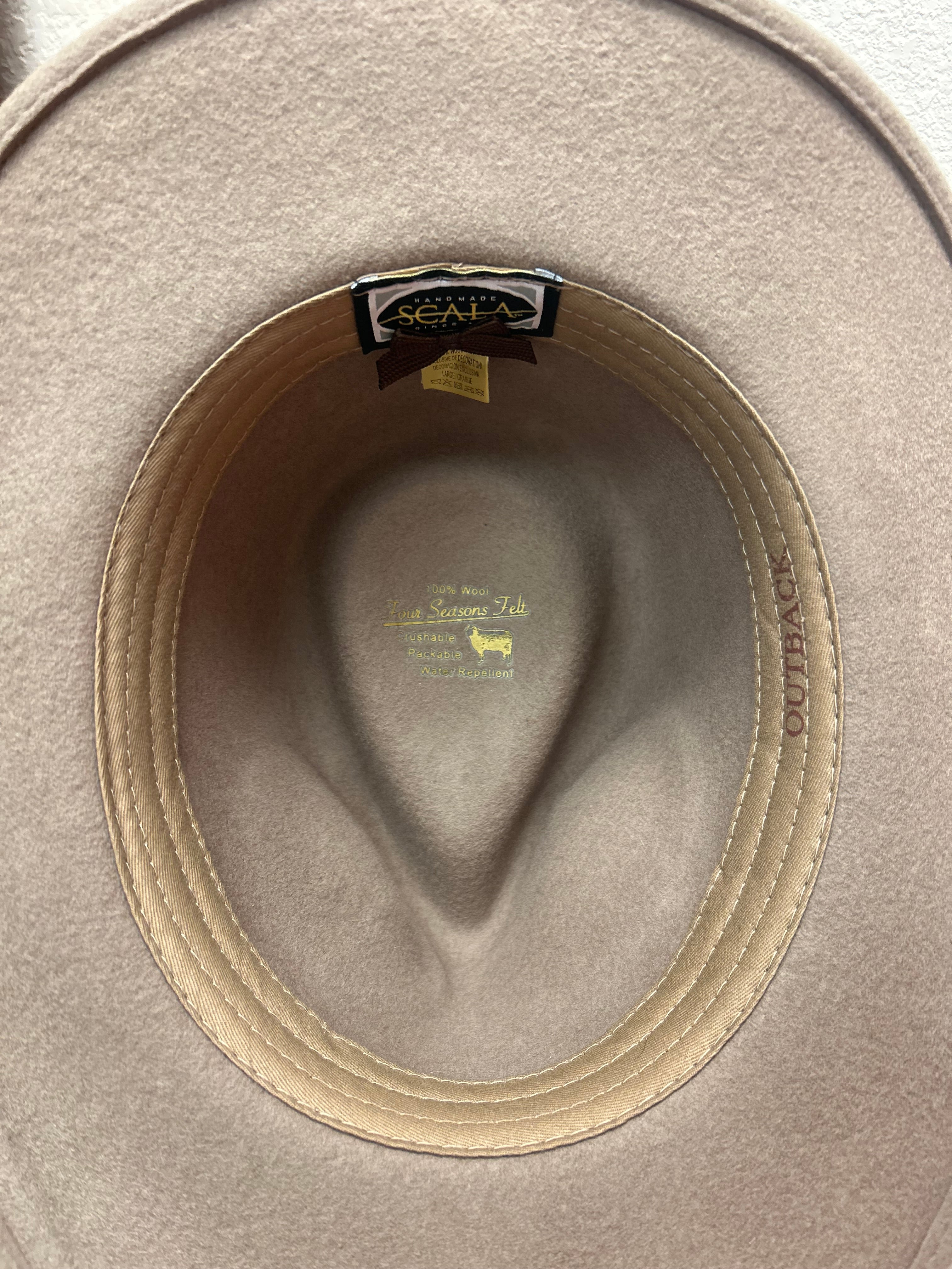 Scala Outback 'Putty' Felt Hat
