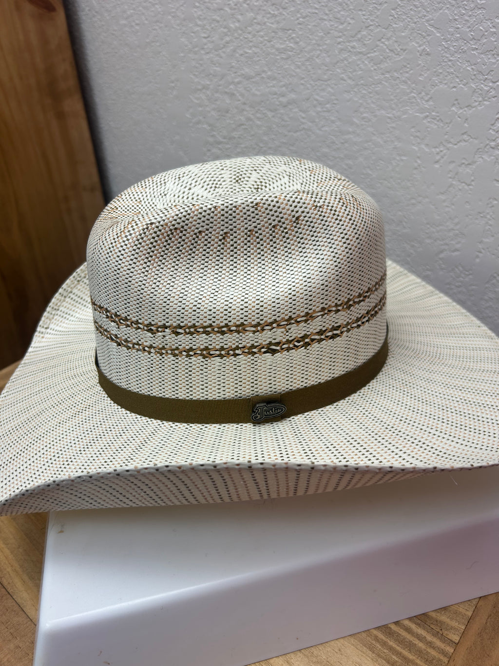 Justin Youth 'Barrel JR' Straw Cowboy Hat