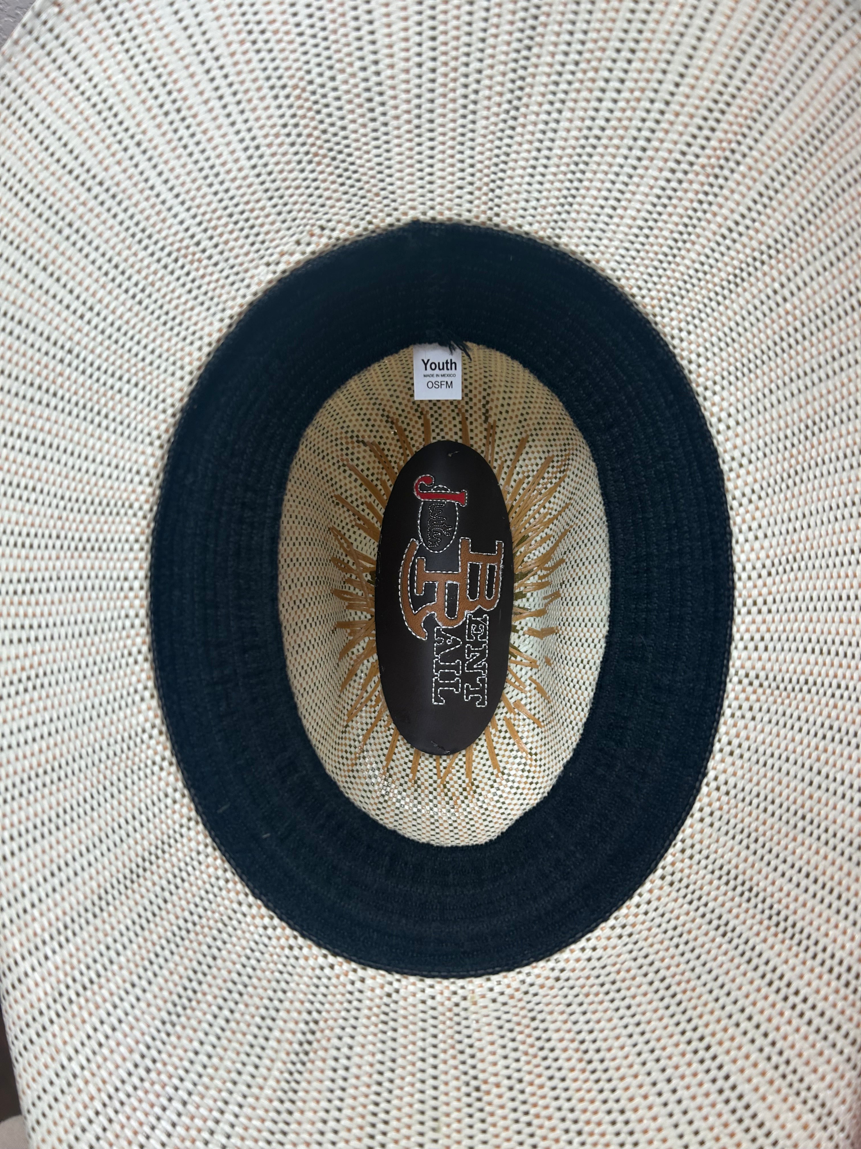 Justin Youth 'Barrel JR' Straw Cowboy Hat