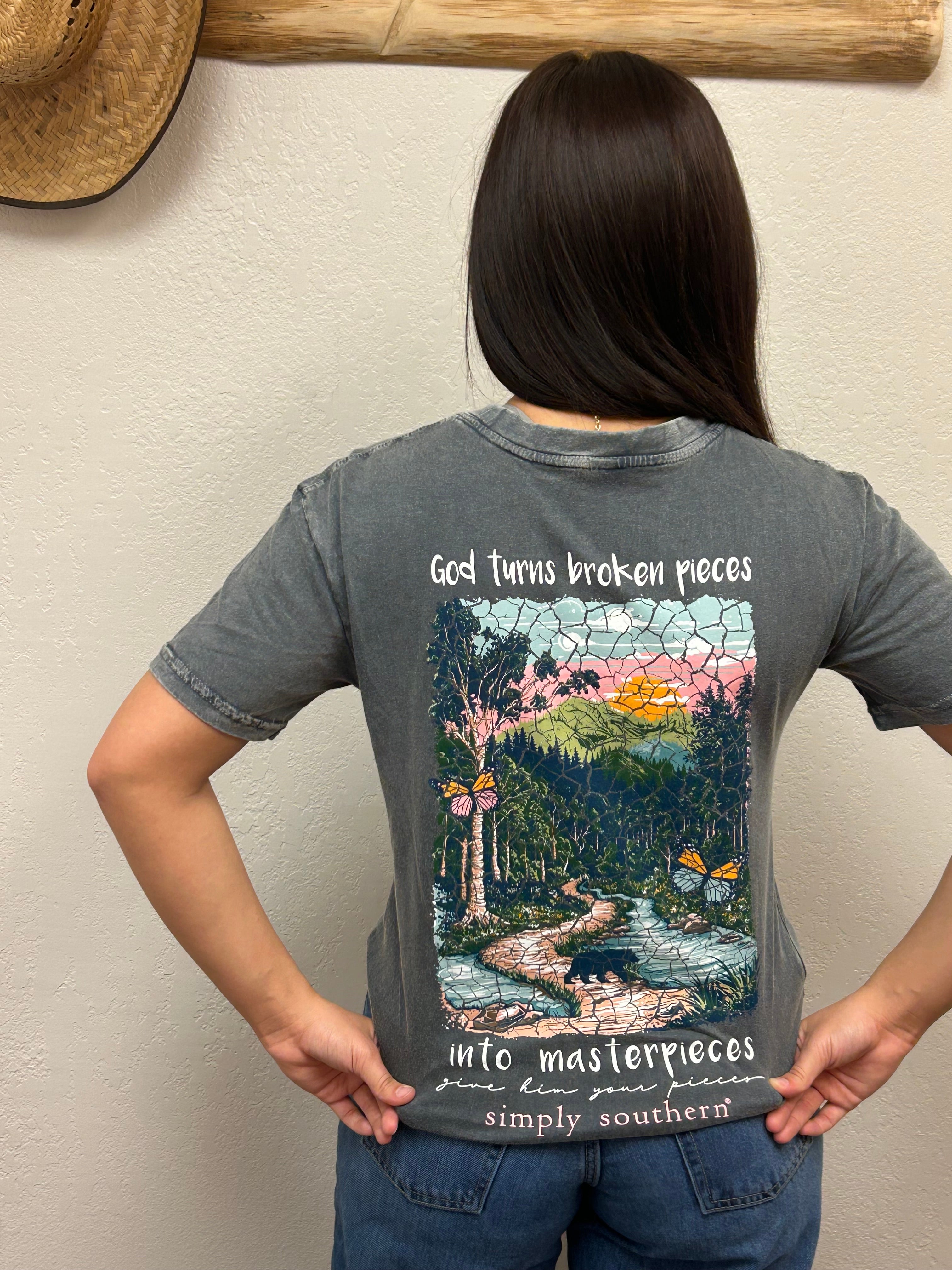 Simply Southern 'Broken Pieces' Short Sleeve
