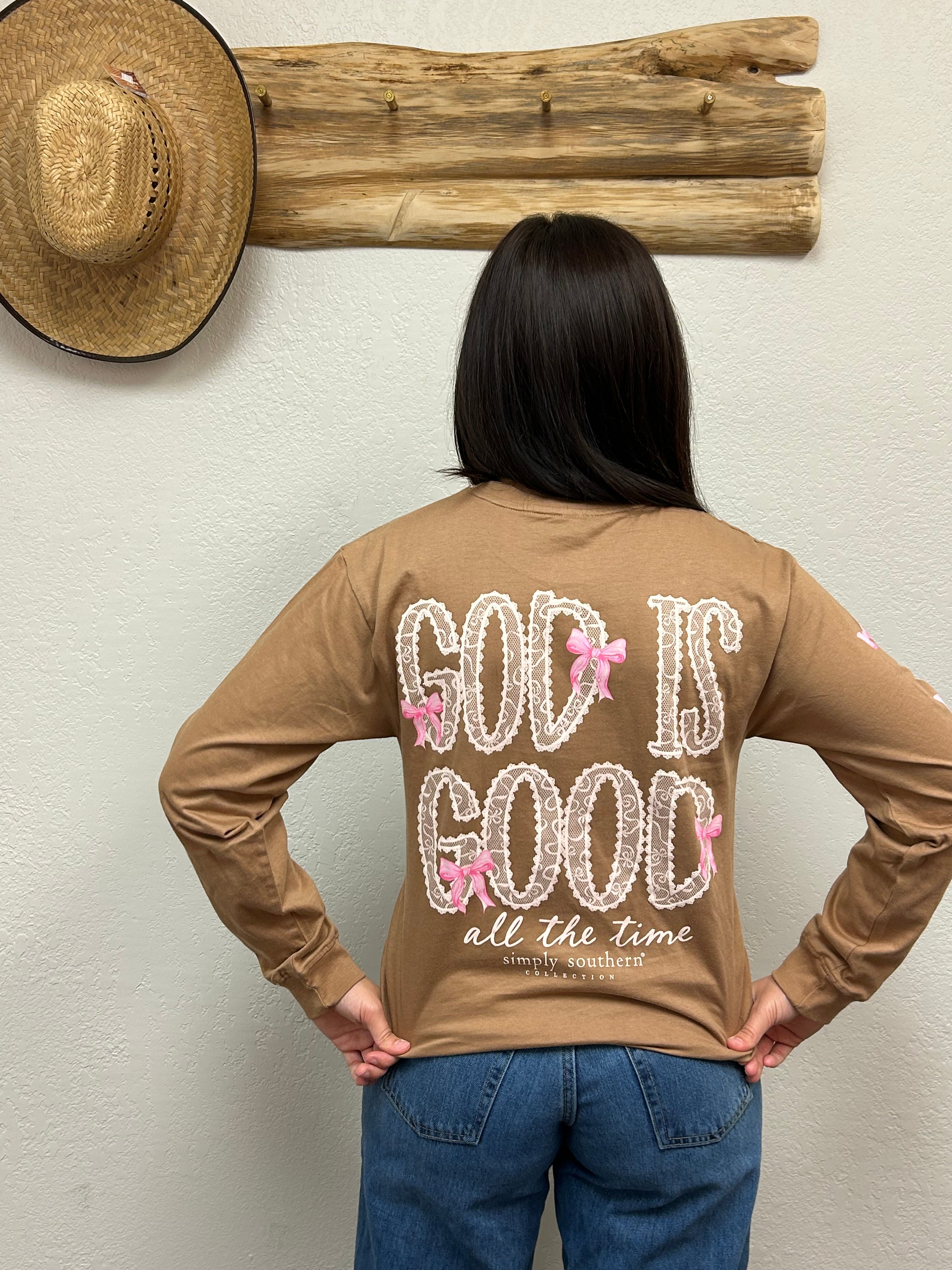 Simply Southern 'God is Good' Long Sleeve