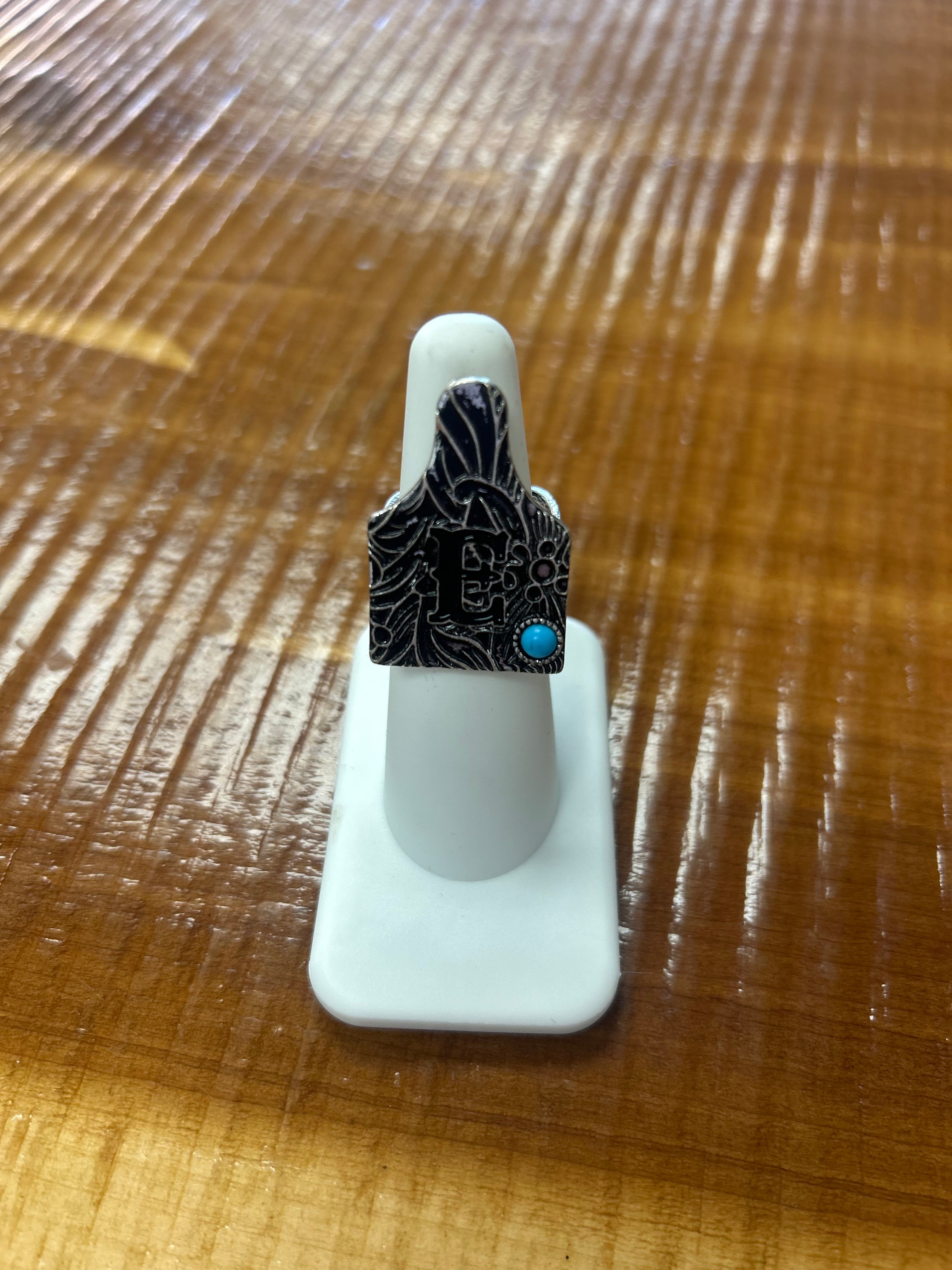 Initial Cow Tag Ring