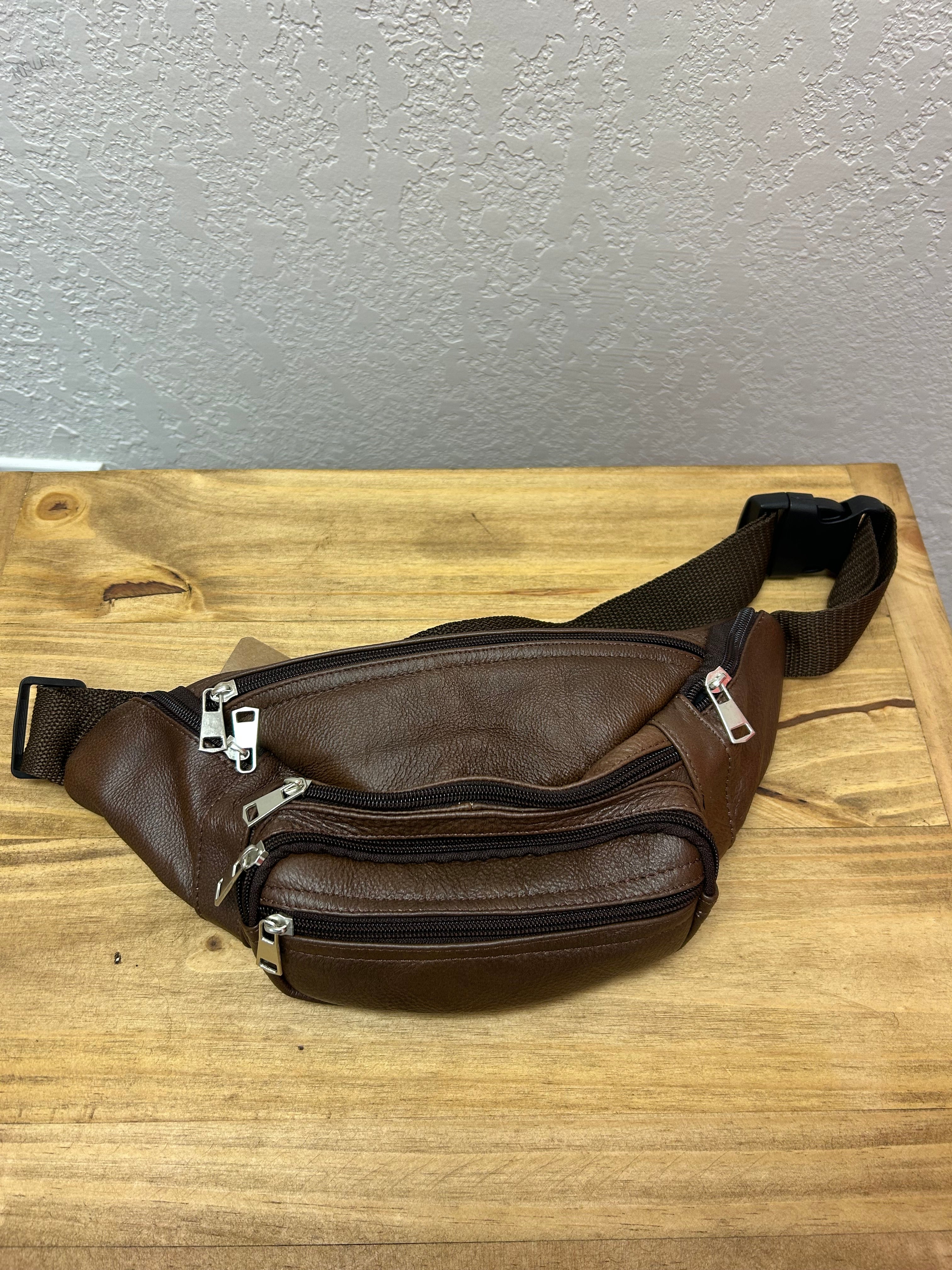 Brown Mexican Leather Fanny Pack