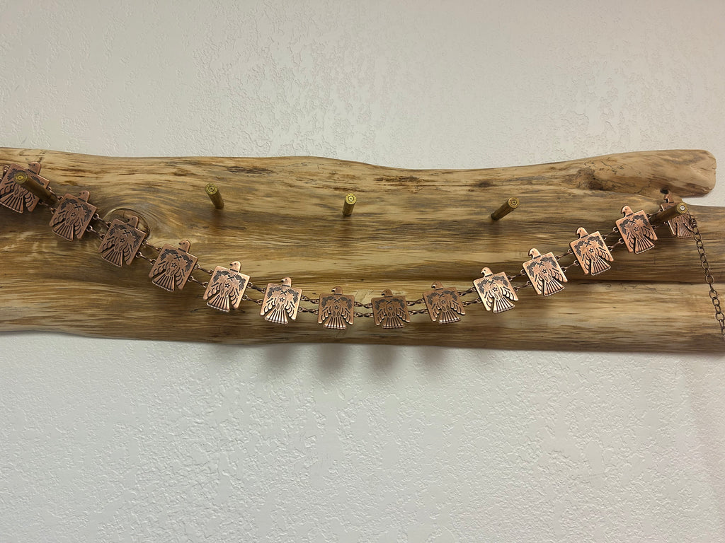 Thunderbird Concho Link Chain Belt