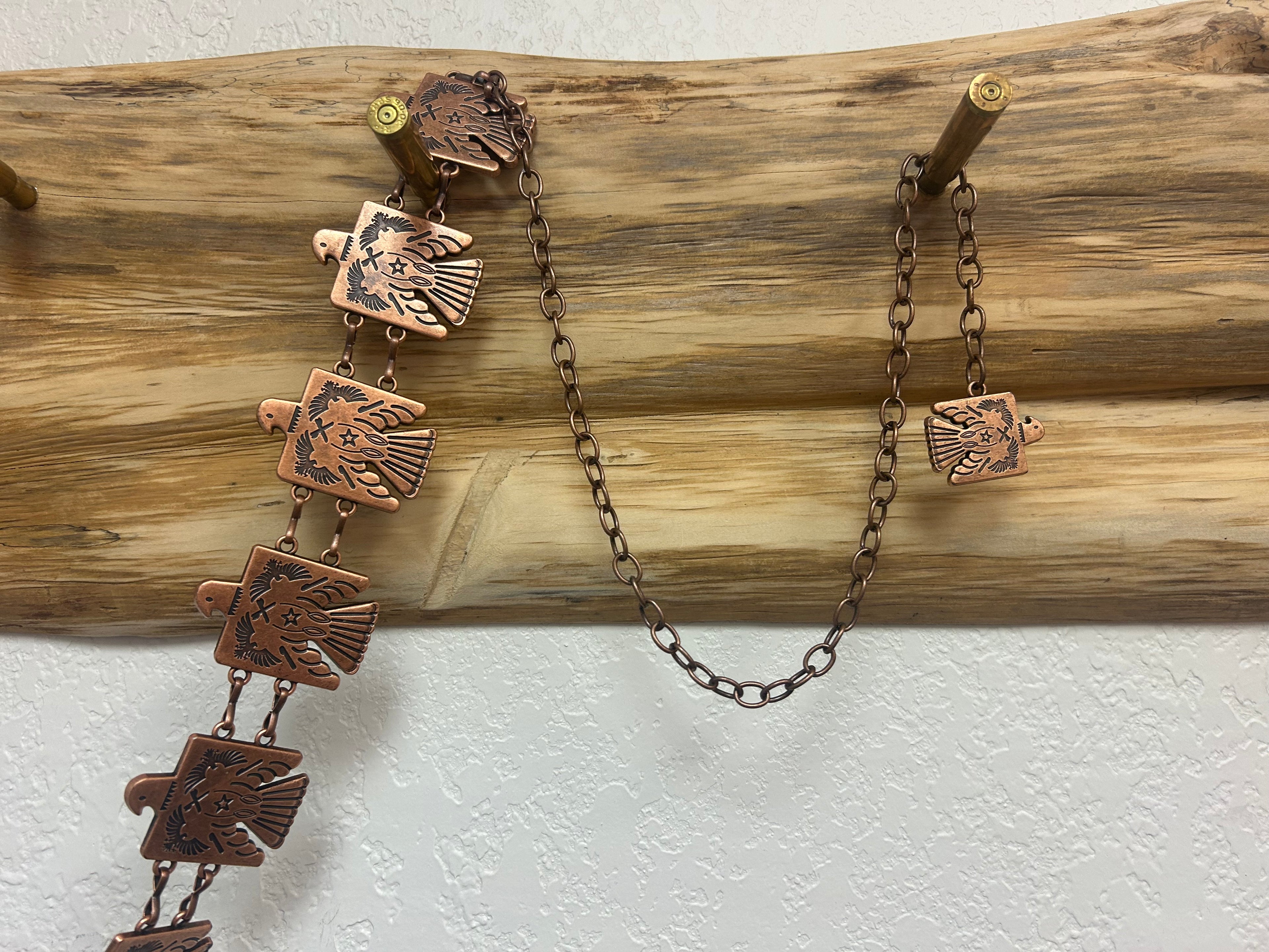 Thunderbird Concho Link Chain Belt