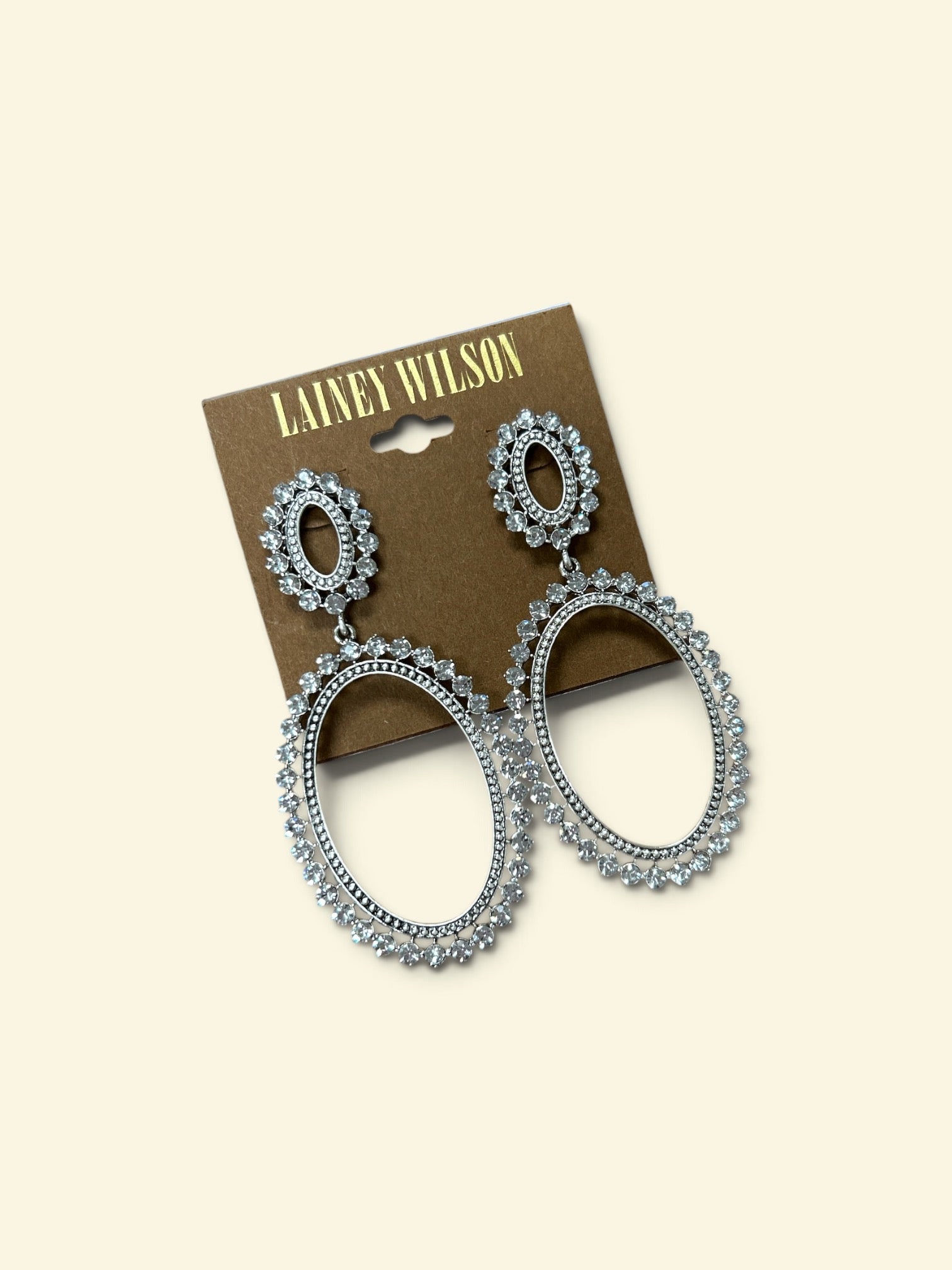 Lainey Wilson Sparkle Drop Earrings