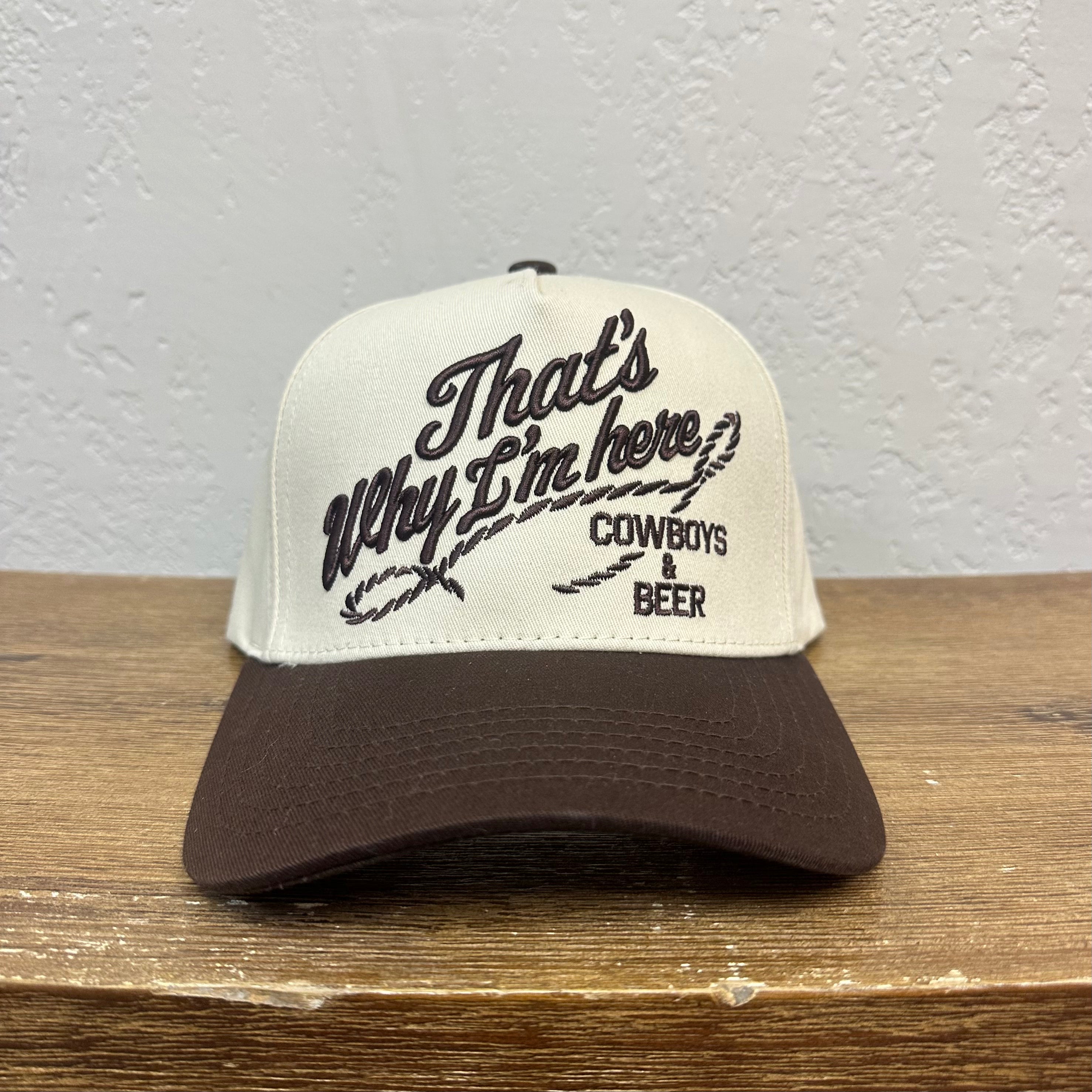 That's Why I'm Here Hat