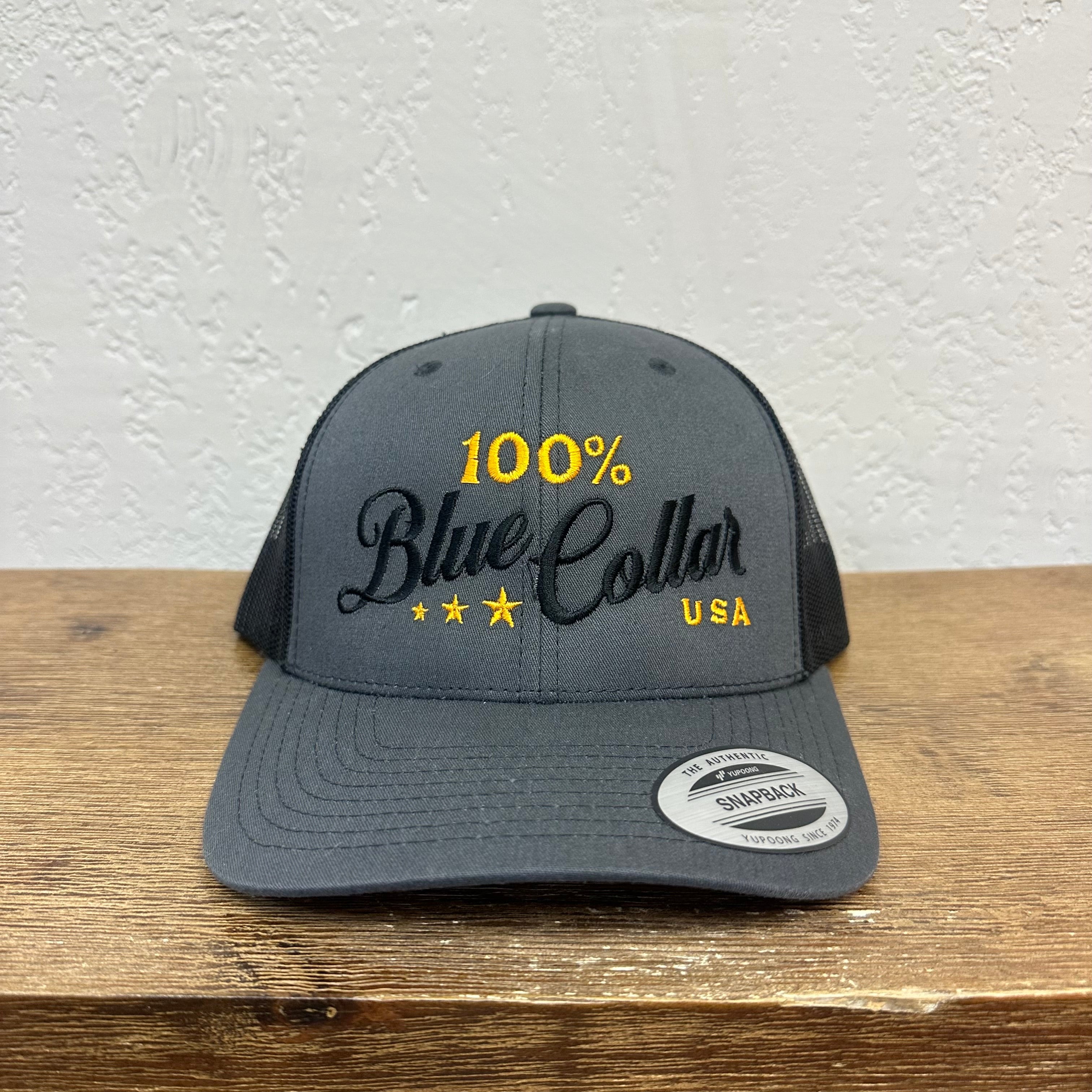 100% Blue Collar USA Hat