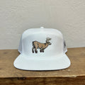 White Deer Trucker Hat