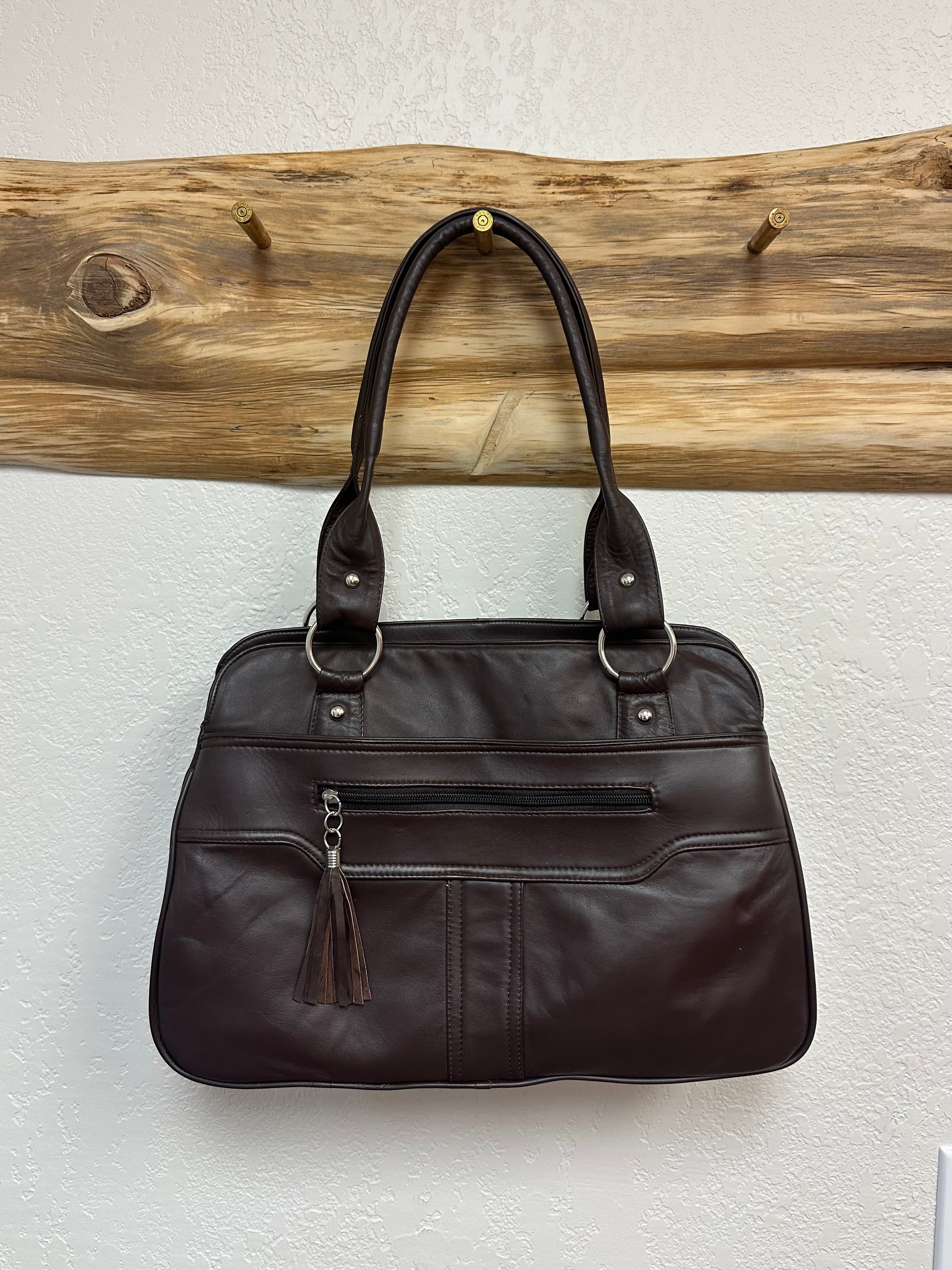 Large Mexican Leather Tote Bag