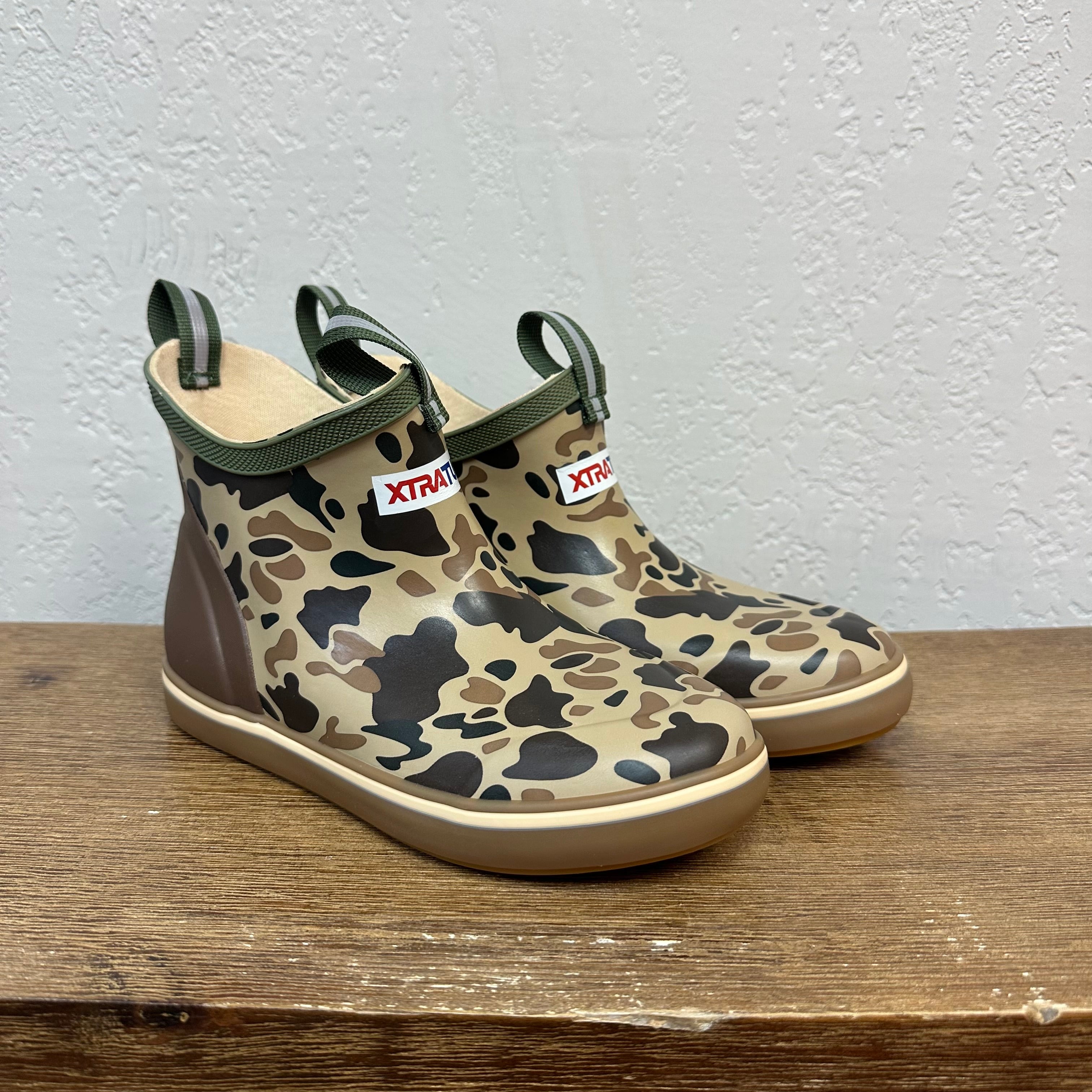 Kid's Xtratuf Camo Ankle Deck Boots