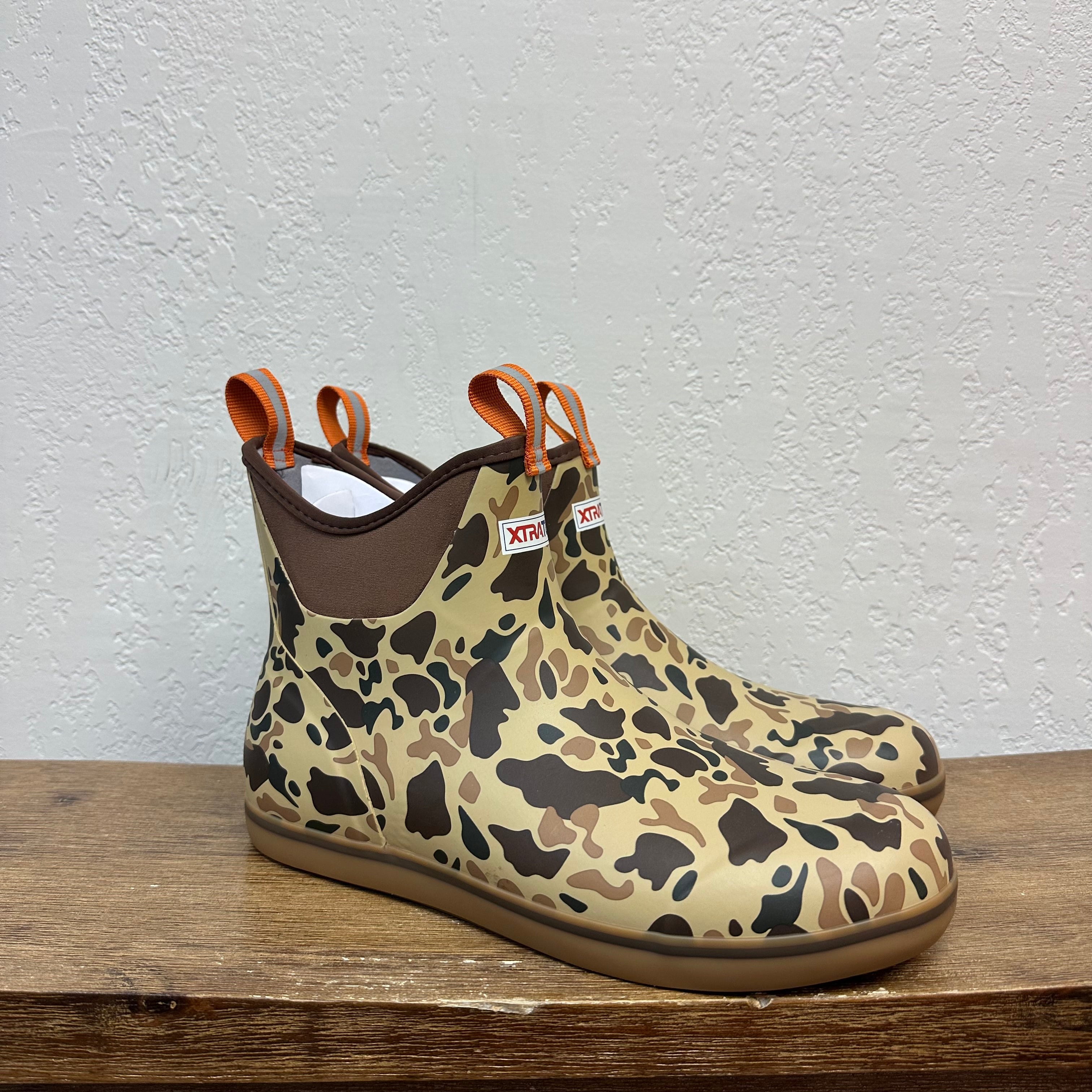 Xtratuf 6" Camo Ankle Deck Boots