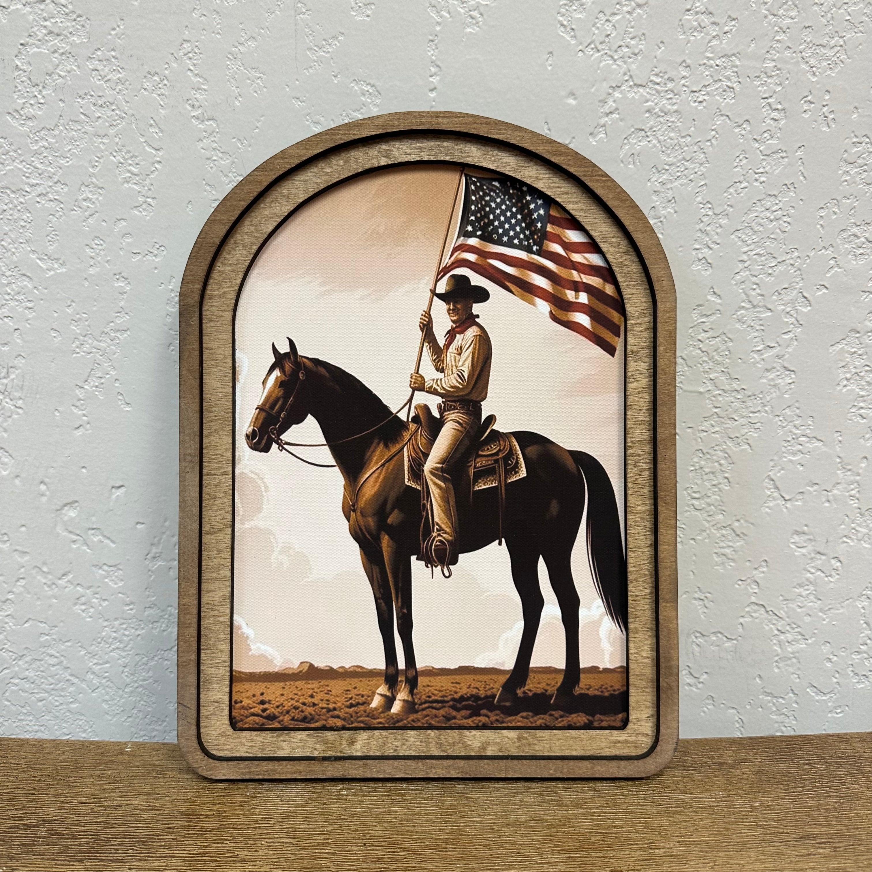 American Cowboy Painting