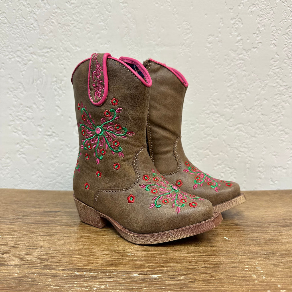 Girls' Blazin' Roxx Leather Boots