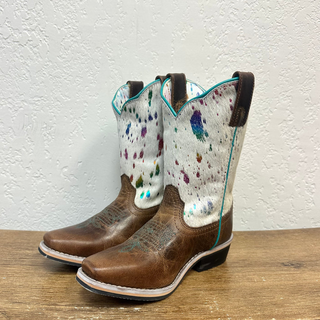 Girls' Dan Post Rumi Rainbow Boots