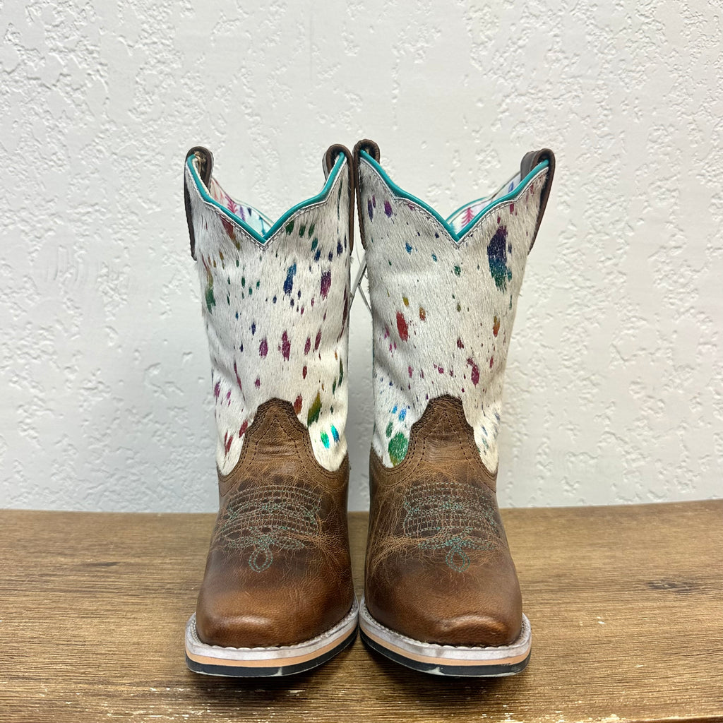 Girls' Dan Post Rumi Rainbow Boots