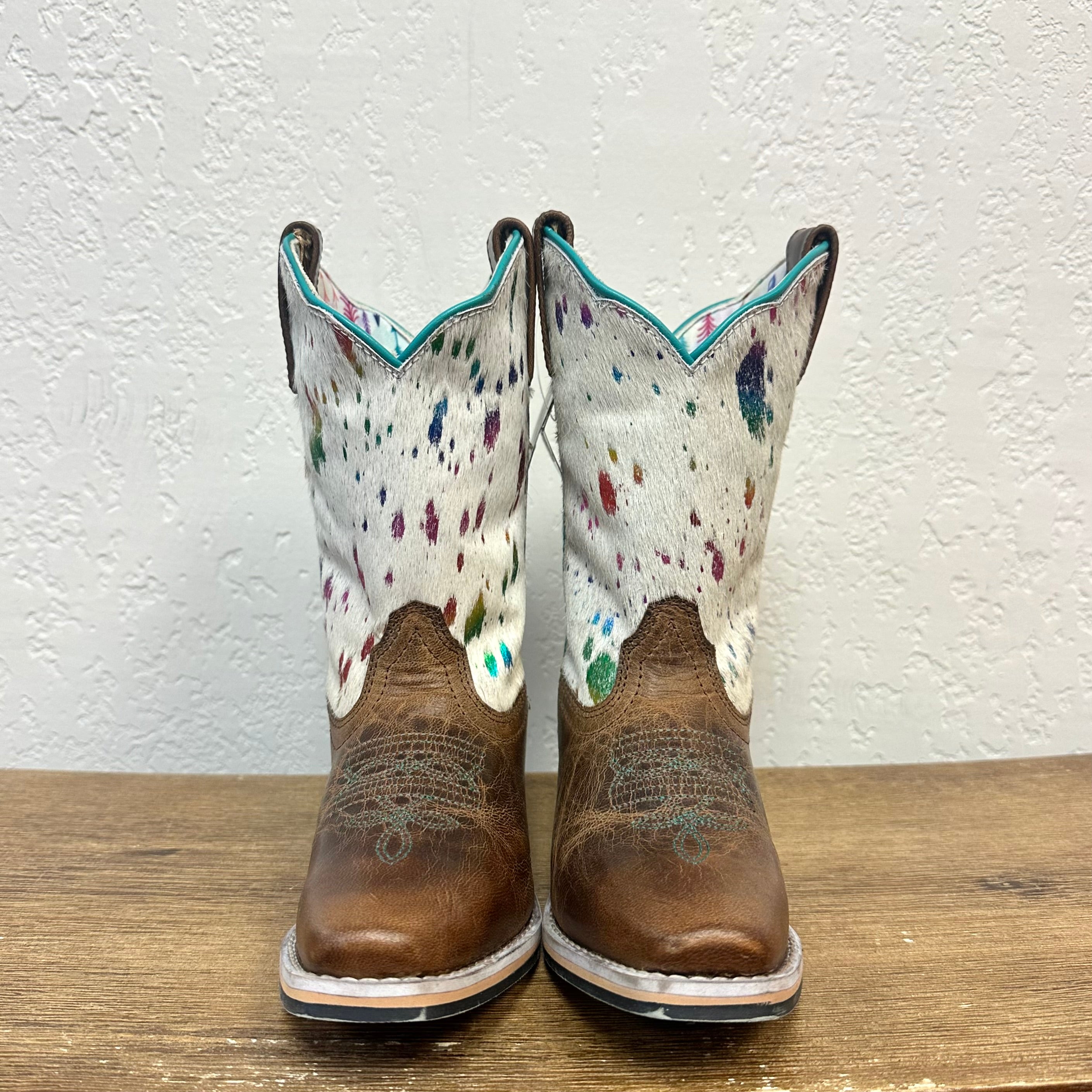 Girls' Dan Post Rumi Rainbow Boots