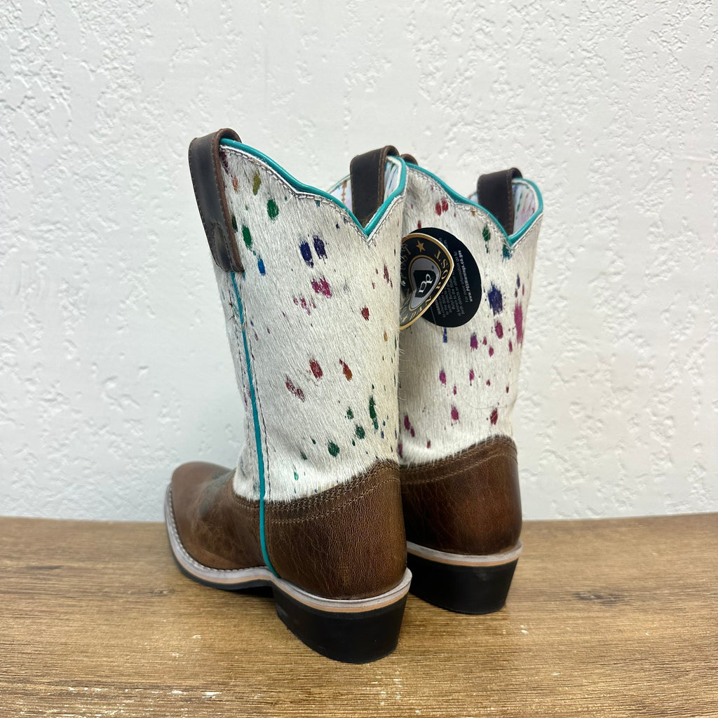 Girls' Dan Post Rumi Rainbow Boots