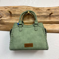 Wrangler Green Leather Hand Bag