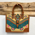Montana West Beige Aztec Tote Bag