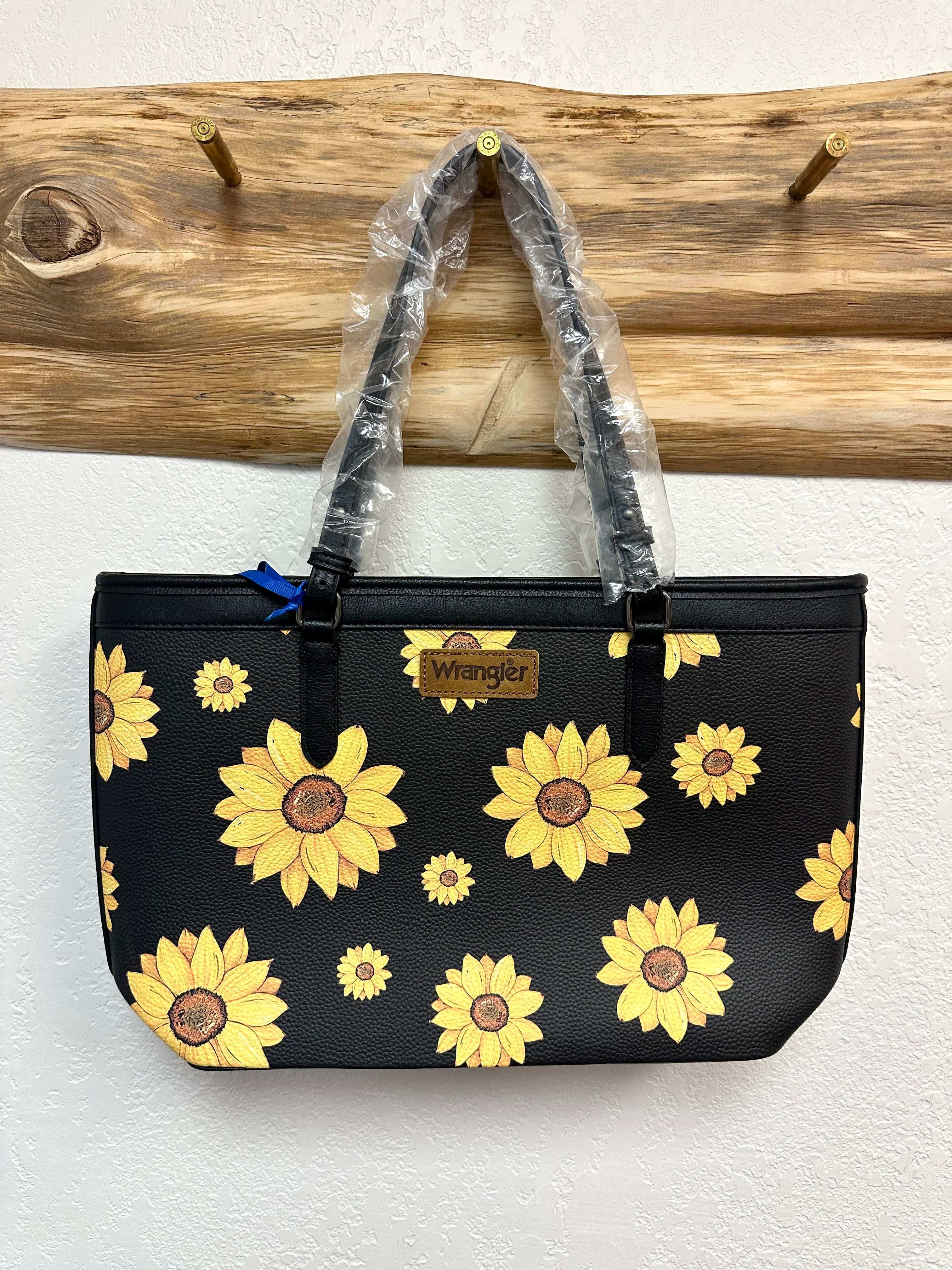 Wrangler Black Sunflower Tote Bag
